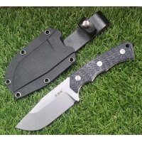 SanRenmu Messer S738-2 Fahrtenmesser 8Cr13MoV Stahl G10...