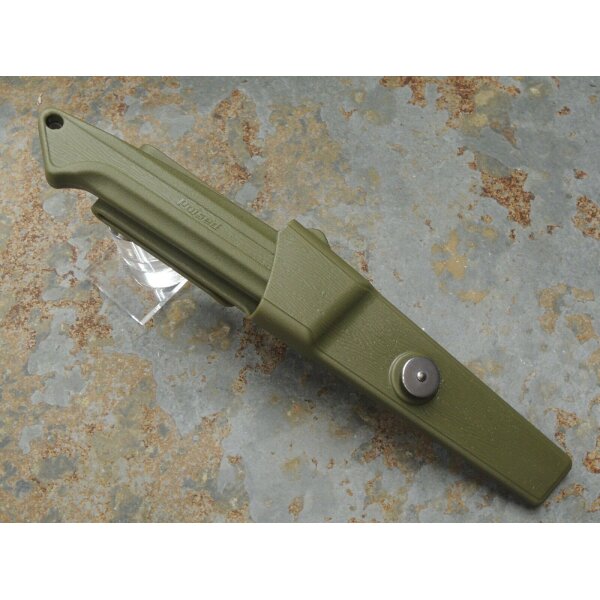 SanRenmu S708-1 oliv Messer Fixed Blade Outdoormesser 12C27 Stahl Polymergriff