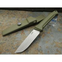 SanRenmu S708-1 oliv Messer Fixed Blade Outdoormesser...