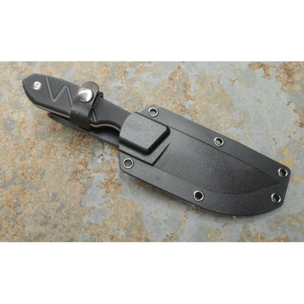 SanRenmu S755 Messer Fahrtenmesser 8Cr13MoV Stahl G10 Griff ABS Scheide