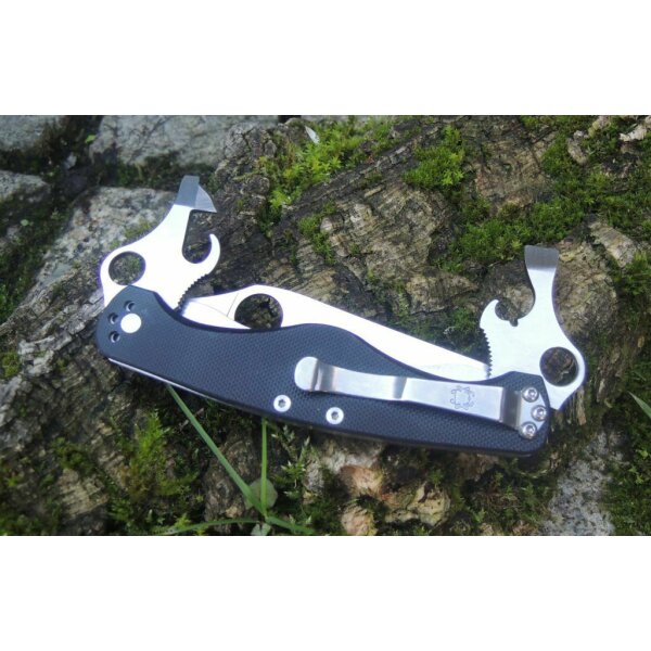 Spyderco ClipiTool Standard 8Cr13MoV G10 Schwarz 01SP101