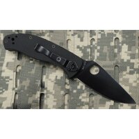 Spyderco Tenacious Black Plain 8Cr13MoV G10 Schwarz 01SP745