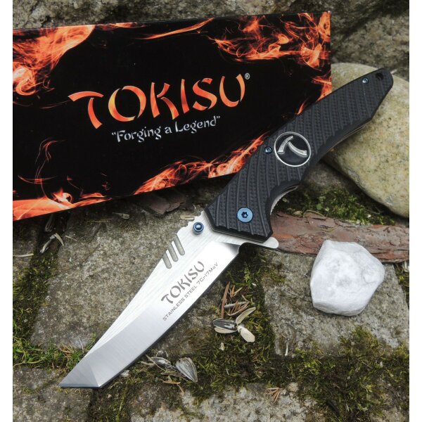 Tokisu Knives HARUKA Messer Folder 7Cr17MoV Stahl G10 Griff