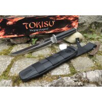 Tokisu Knives Fahrtenmesser 7Cr17MoV Stahl Rubber Handle