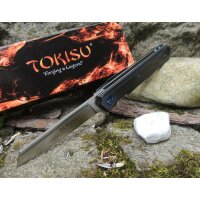 Tokisu Knives Messer Folder 7Cr17MoV Stahl G10 / Carbon...