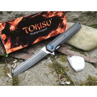 Tokisu Knives Messer Folder 7Cr17MoV Stahl G10 und...