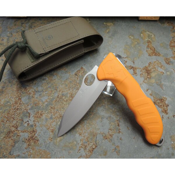 Victorinox HUNTER PRO M Orange Messer Jagdmesser mit Öse + Etui