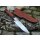 Wildsteer Bogensport Messer BROWN Z50CD13 Stahl Ledergriff Lederscheide