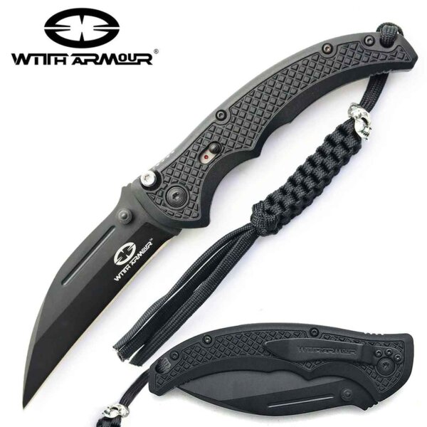 WithArmour Black Claw Taschenmesser 440C Stahl