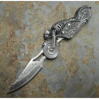 Albainox Linerlock Bikermesser Motorrad Messer Vollmetall...