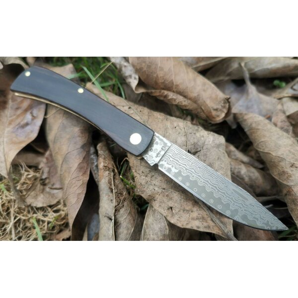 Böker Magnum Ebony Rangebuster Damast Damastmesser Taschenmesser Ebenholz Griff 01RY140DAM