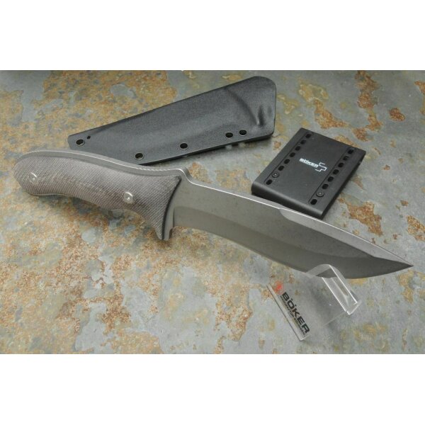 Böker Plus Orca Pro D2 Micarta Grau inkl. Kydexscheide 02BO015