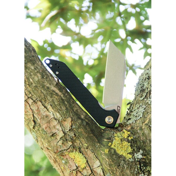 CJRB Cutlery Messer RAMPART Linerlock Flipper D2 Stahl G10 Griff Kugellager