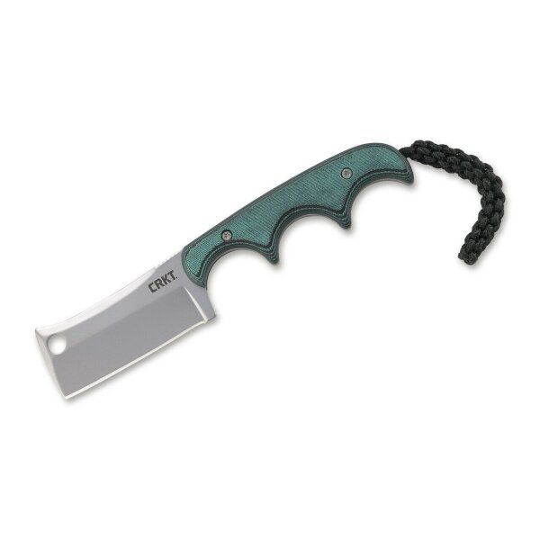 CRKT MINIMALIST CLEAVER Fahrtenmesser 5Cr15 Stahl Micarta Griff small fixed knife 02CR2383