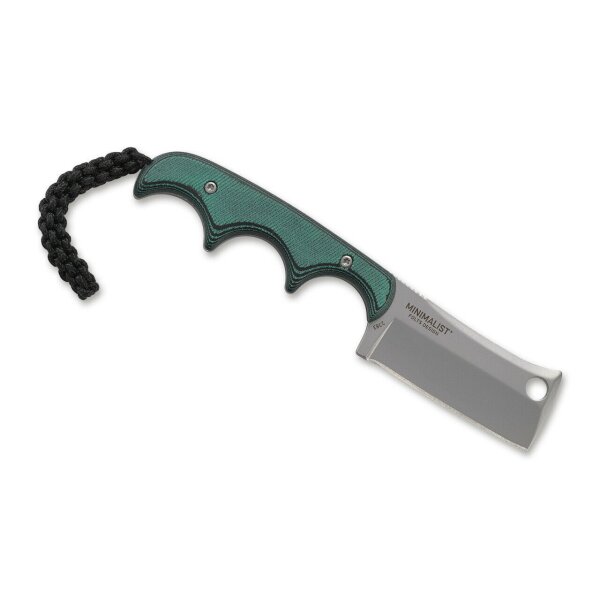 CRKT MINIMALIST CLEAVER Fahrtenmesser 5Cr15 Stahl Micarta Griff small fixed knife 02CR2383