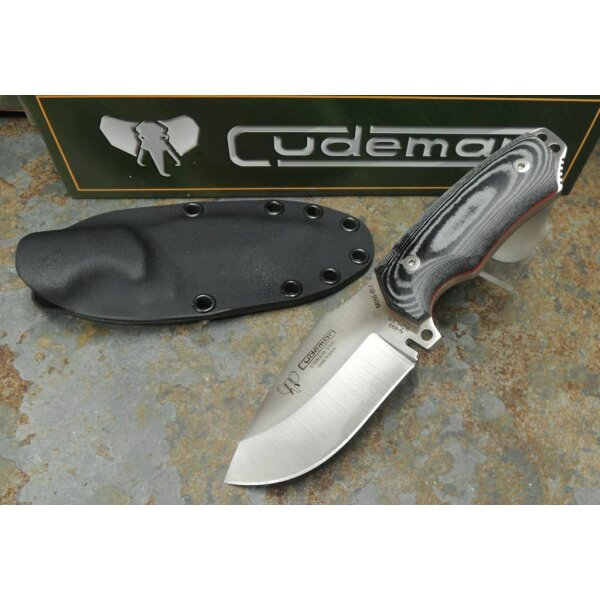 Cudeman Mini BV N695 Micarta Schwarz inkl. Feuerstarter Kydexscheide