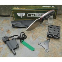 Cudeman Mini BV N695 Micarta Schwarz inkl. Feuerstarter...