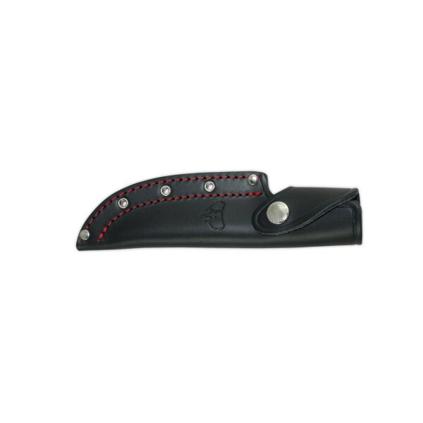 Cudeman Bushcraft N695 Micarta Schwarz inkl. Lederscheide
