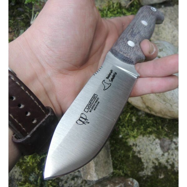 Cudeman Sanabria MoVa Micarta Braun inkl. Lederscheide