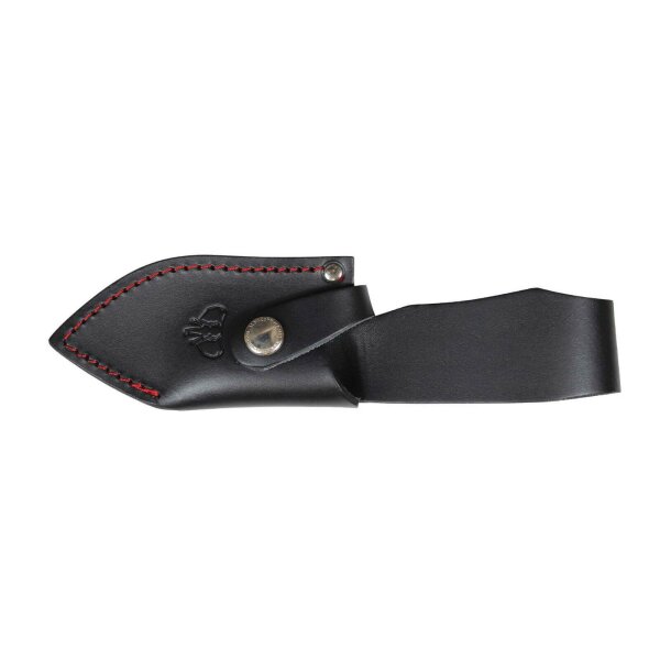 Cudeman Huracan N695 Micarta Schwarz inkl. Lederscheide