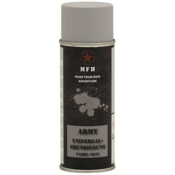 MFH BW Armee Army Sprühfarbe Farbspray Militärfarbe 400ml Sprühdose Spraydose Universal-Grundierung
