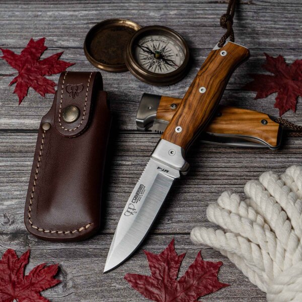 Cudeman MT-4 N690Co Olivenholz Braun