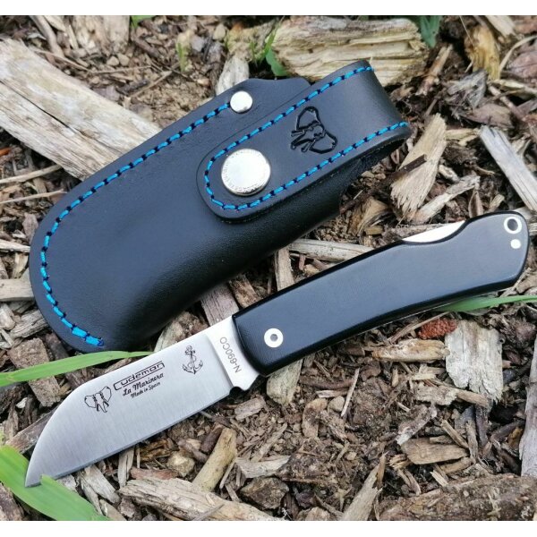 Cudeman La Marinera N690 Micarta Schwarz + Etui