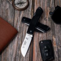 Cudeman La Marinera N690 Micarta Schwarz