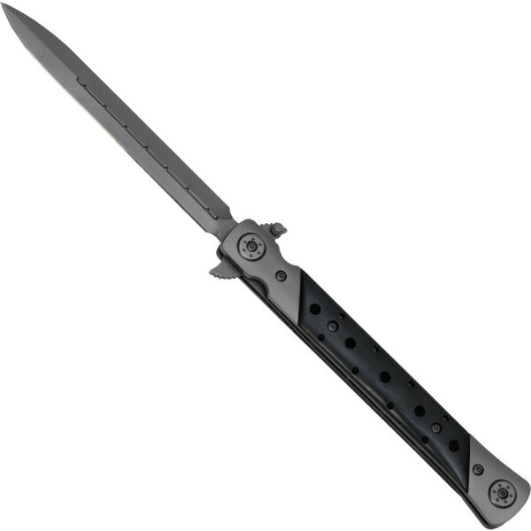 Haller Messer XXL Stiletto Messer einseitig geschliffen Taschenmesser