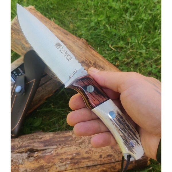 Joker Aguila 4116 Horn Mehrfarbig inkl. Lederscheide