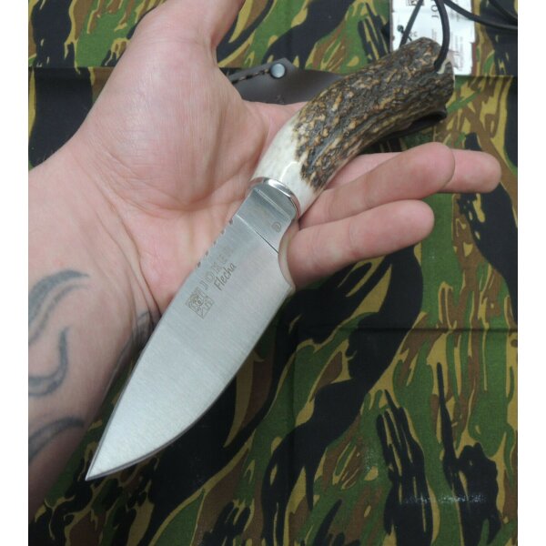 Joker Flecha 4116 Horn Mehrfarbig inkl. Lederscheide