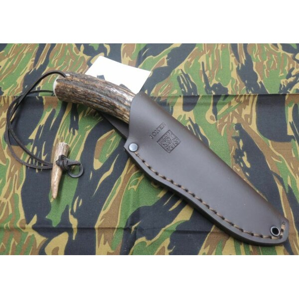 Joker Flecha 4116 Horn Mehrfarbig inkl. Lederscheide