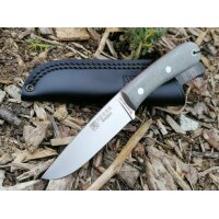 Joker Montanero 14C28N Micarta Grün inkl. Lederscheide