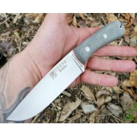 Joker Montanero 14C28N Micarta Grün inkl. Lederscheide