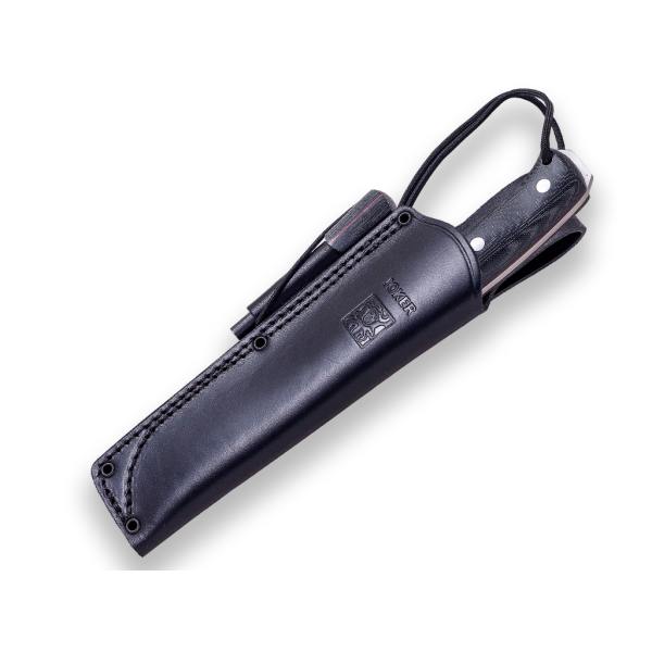 Joker Nomad N695 Micarta Schwarz inkl. Feuerstarter Paracord Lederscheide