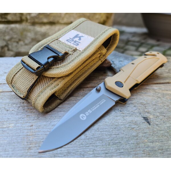 K25 TACTICAL DESERT RESCUE Rettungsmesser