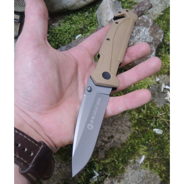 K25 TACTICAL DESERT RESCUE Rettungsmesser