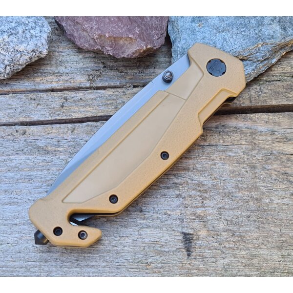 K25 TACTICAL DESERT RESCUE Rettungsmesser