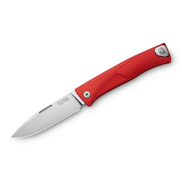 LionSteel Thrill M390 Stahl Aluminium Rot Alu Red Taschenmesser