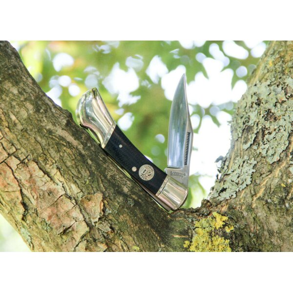 Marbles LOCKBACK D2 Messer Klappmesser D2 Stahl Micartagriff Nickelsilberbacken