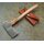 Marbles MINI AXE DAMASCUS Mini Axt Winziges Beil Holzgriff Lederscheide Gimmick