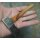 Marbles MINI AXE DAMASCUS Mini Axt Winziges Beil Holzgriff Lederscheide Gimmick
