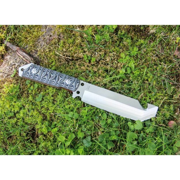 Marbles SANDWOLF Messer Fahrtenmesser Tanto Guthhok Grooved G10 Scheide MR469