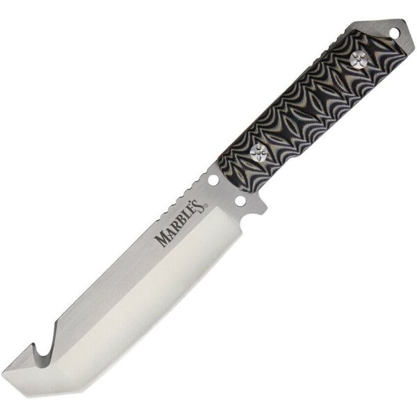 Marbles SANDWOLF Messer Fahrtenmesser Tanto Guthhok Grooved G10 Scheide MR469