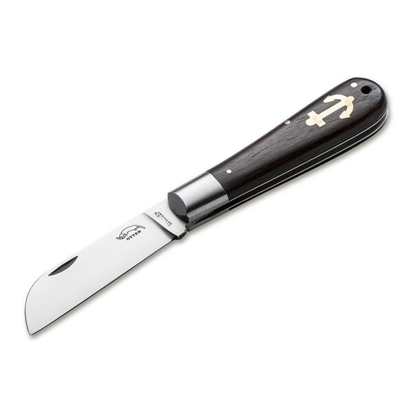 Otter Anker-Messer II Grenadill Kohlenstoffstahl Grenadillholz Braun
