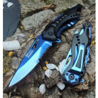 MTech Ballistic BLUE-TI Knife Messer Taschenmesser...