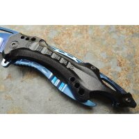 MTech Ballistic BLUE-TI Knife Messer Taschenmesser Flaschen&ouml;ffner