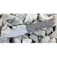 QSP Knife HAWK DAMASCUS QS131A Messer Damaststahl...