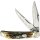 Rough Ryder Rider COPPERHEAD CINNAMON STAG Trapper Damaststahl Knochengriff