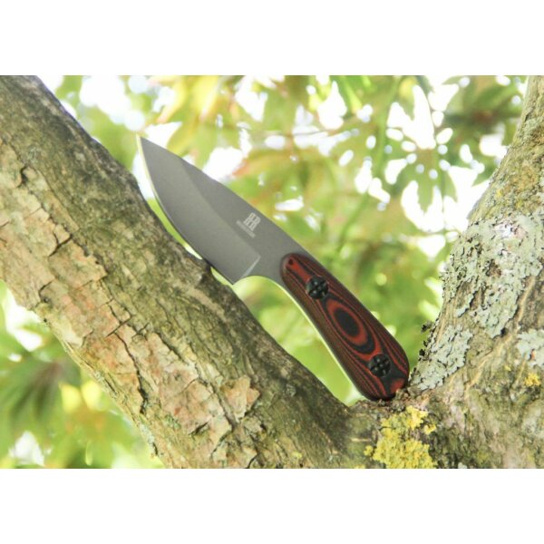Rough Ryder Rider CURSER Messer Fahrtenmesser G10 RED BLACK Griff Kydexscheide